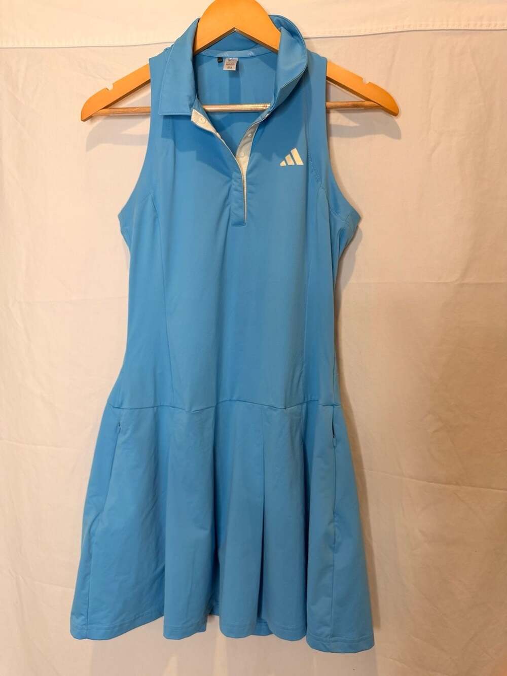 Adidas Women's Sleeveless Golf Dress Blue Size Small